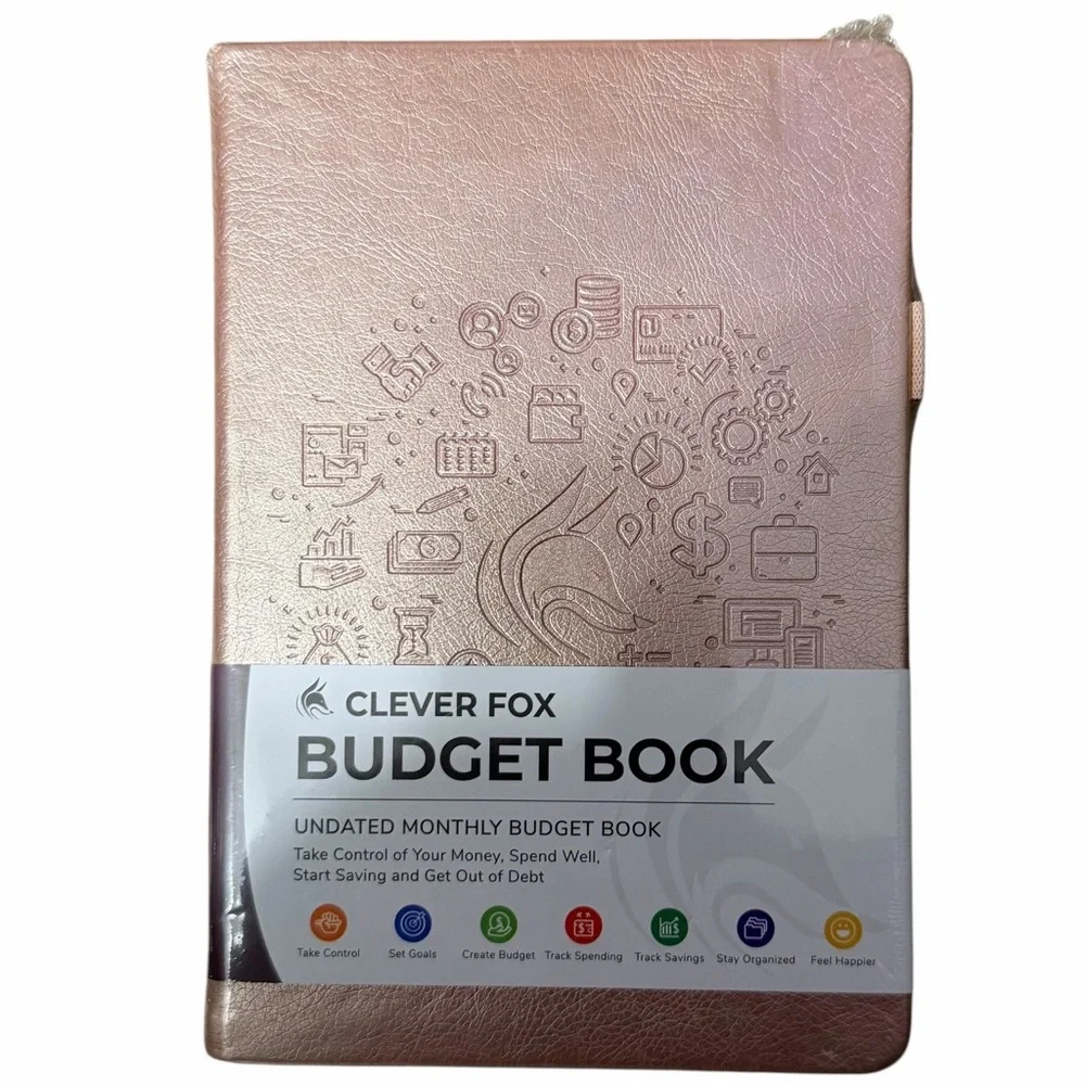 NWT/Clever Fox/Budget Book/ROSE GOLD/5.3